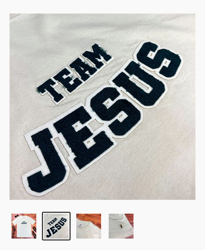 Camiseta Masculina Off Team Jesus Veludo